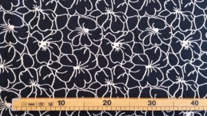 Tissu Coton et Polyester Flower – Image 2