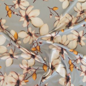 Tissu Polyester fleuri "Flowers"