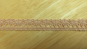 Ruban Dentelle - Rose - 12mm – Image 3