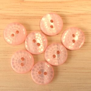 Boutons 15mm - rose pâle – Image 2