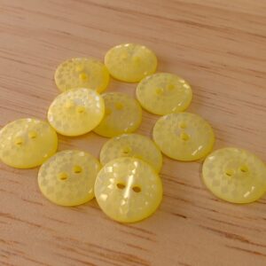 Boutons 15mm - Jaune pâle