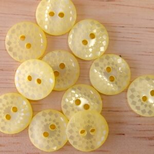 Boutons 15mm - Jaune pâle – Image 2