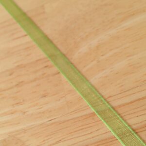 Ruban organza - Vert pomme - 6mm