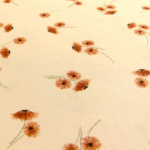 Tissu jersey coton bio - Petites fleurs - Poppy – Image 2