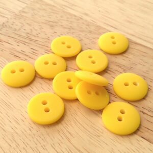 Boutons 15mm - Jaune poussin – Image 2