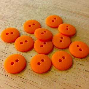 Boutons 15mm - Orange