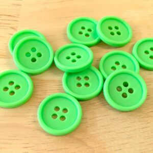 Boutons 15mm - Vert pomme – Image 2