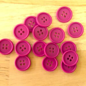 Boutons 15mm - Framboise – Image 2