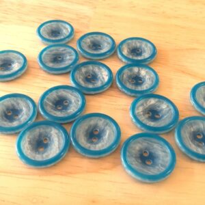 Boutons 20mm - Bleu