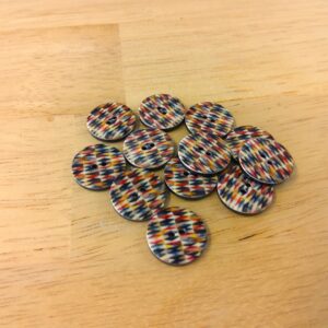 Boutons 15mm - Multicolore