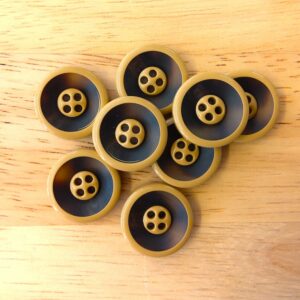 Boutons 20mm - Beige foncé – Image 2