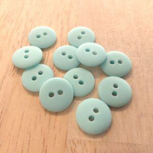 Boutons 11mm - Vert d'eau