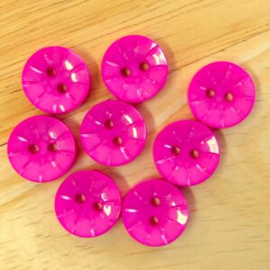 Boutons 13mm - Rose fuchsia