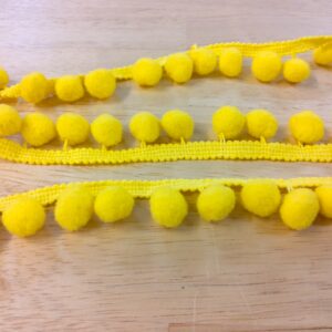 Galon - Pompons - Jaune – Image 2