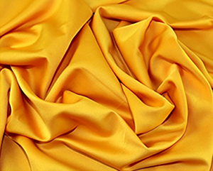 Tissu "royal micro satin" uni jaune – Image 2