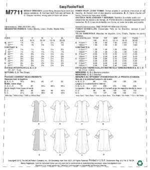 Patron Robes M7711 - McCall'S – Image 2