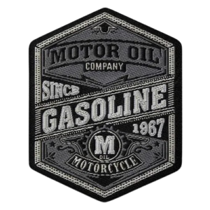 Ecusson - "Gasoline" - 65 x 83mm