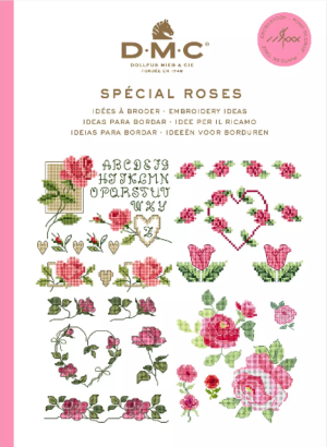 Mini livre broderie "Spécial Roses" - DMC