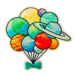 Ecusson - Ballons - 57 x 62mm